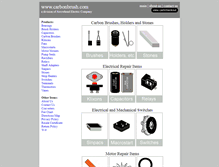 Tablet Screenshot of carbonbrush.com